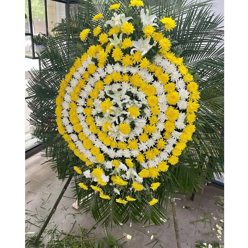 悼念外祖母花圈