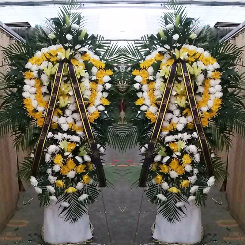 女儿悼念父亲花圈